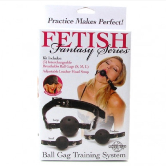 NIB***FETISH FANTASY SERIES-BALL GAG TRAINING SYSTEM - Picture 1 of 6